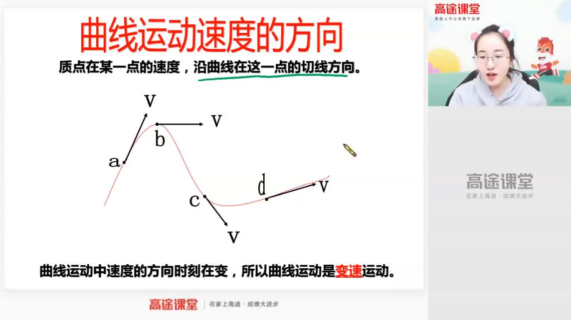 高途高一寒假班物理姜婷婷（高清视频）