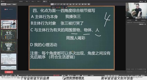 2021洪老师语文小升初秋季班（三阶）