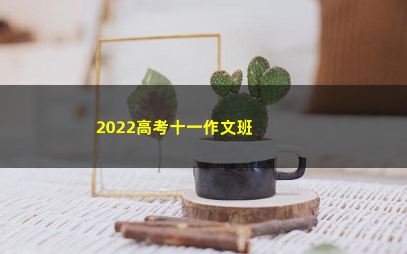 2022高考十一作文班 