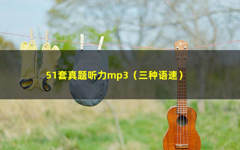 51套真题听力mp3（三种语速）