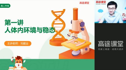 高途2022高二生物刘建业暑假班（1.71G高清视频）