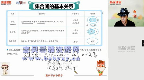 2021高考马力仲数学一轮暑假班（蓝和平）（11.2G超清视频）