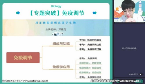 作业帮2023高考高三生物邓康尧春季A+班