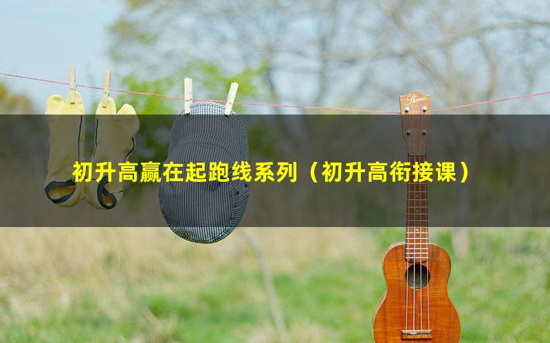 初升高赢在起跑线系列(初升高衔接课)
