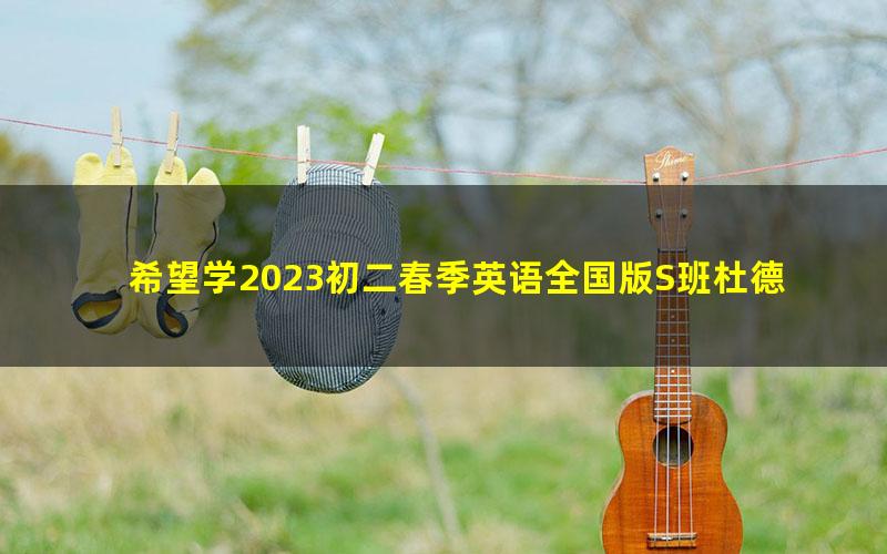 希望学2023初二春季英语全国版S班杜德红（上部完结）