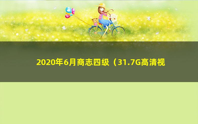 2020年6月商志四级（31.7G高清视频）