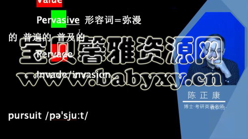 2021考研英语陈正康(11.5G高清视频)