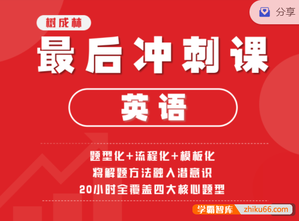 【树成林教育】2022树成林雨君老师高考英语最后冲刺课程-高中英语-第1张