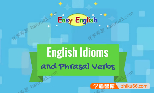 英语词汇动画Kids' Pages《English Idioms 英语惯用语》全3集-小学英语-第1张