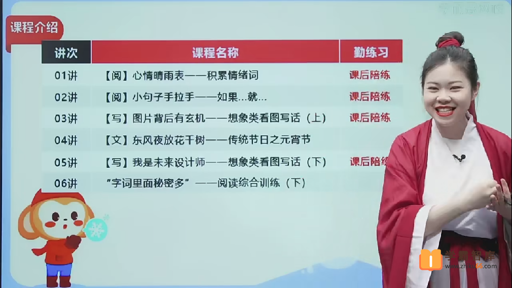 【2021年寒假】小学二年级校优阅读写作直播班(杨子)-小学语文-第1张