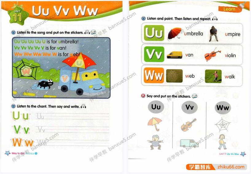 自然拼读教材《way to go phonics》1-5册PDF-小学英语-第3张